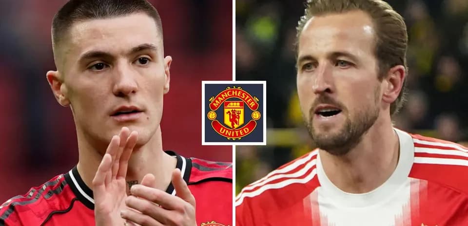 Futbolchilar Manchester United va Bayern Munich formalarida