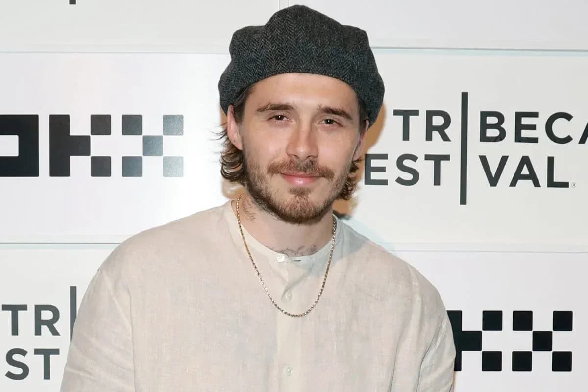 Shirted man posing at Tribeca Film Festival