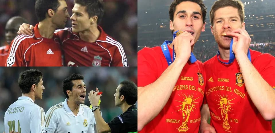 Collage of football players in various match situations