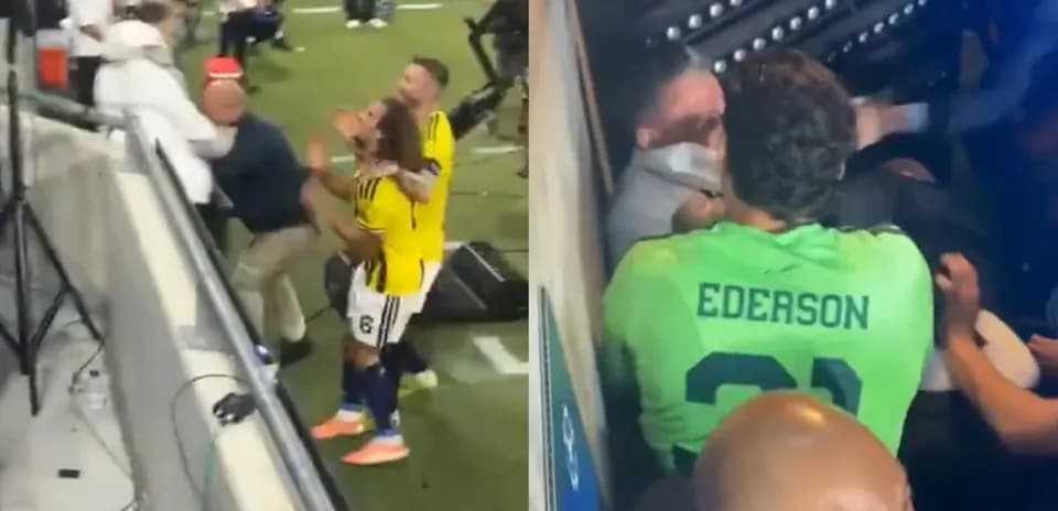 Players and staff involved in altercation on field