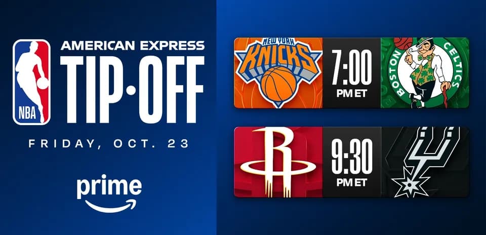 NBA Tip-Off schedule for October 23 matches