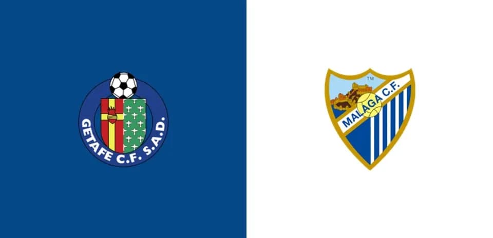 Logotiplar: Getafe va Malaga futbol klublari