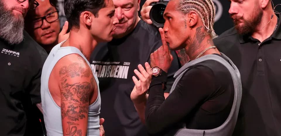 Boxers facing off at weigh-in event