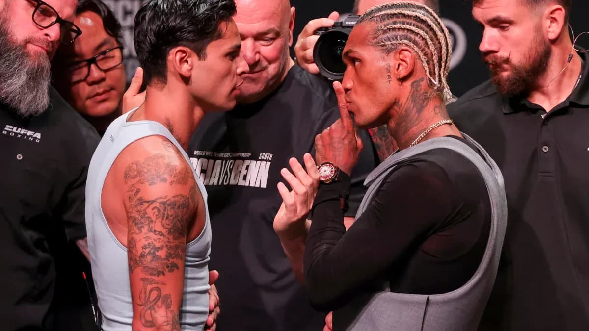 Boxers facing off at weigh-in event