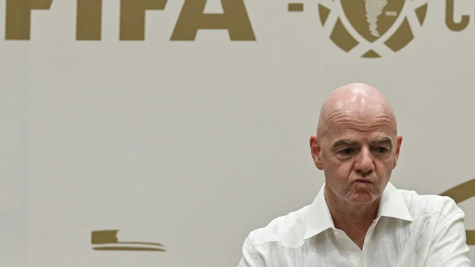 FIFA official speaking at press conference