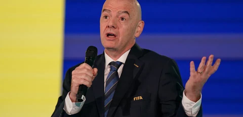 FIFA official speaking at a press conference