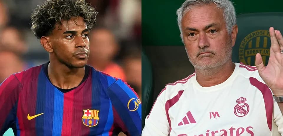 Futbolchi va murabbiy turli pozitsiyalarda tasvirlangan
