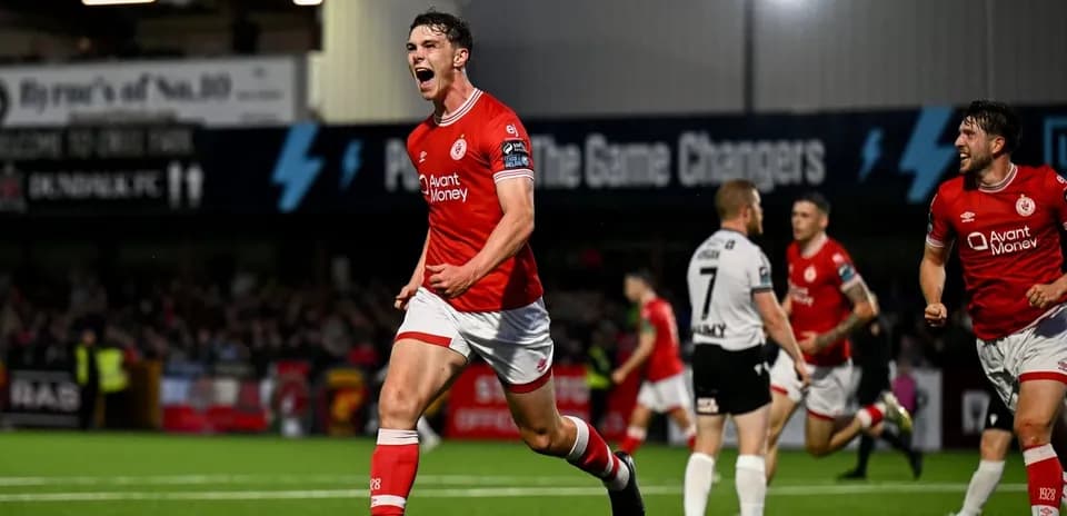 Player celebrating a goal during a football match