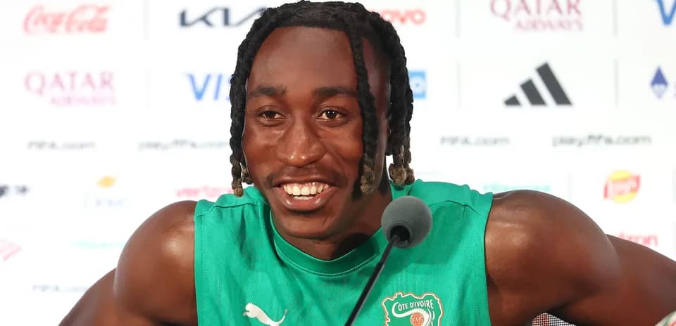 Futbolchi pre-match press conference, smiling and speaking