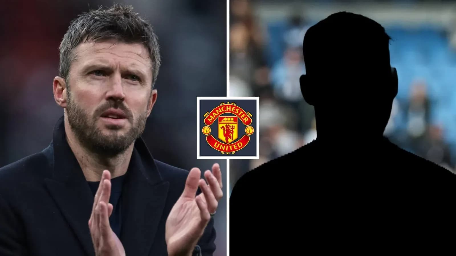 Manchester United coach gesturing during match