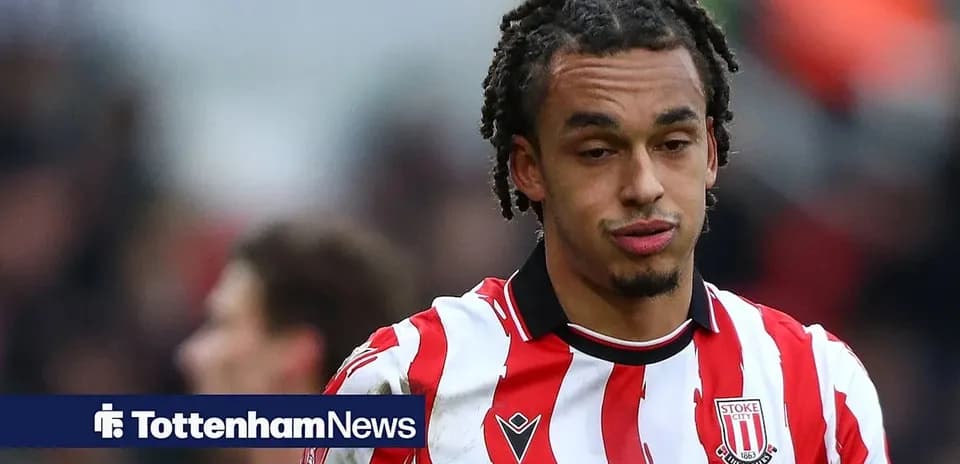 Futbolchi Stoke City formasida maydonda