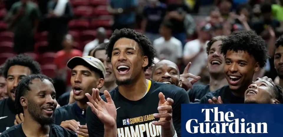 Basketball team celebrating victory with smiles