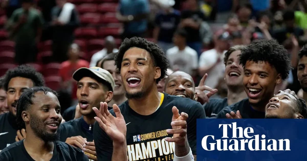 Basketball team celebrating victory with smiles