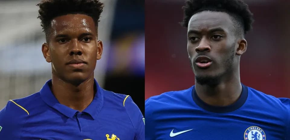 Ikkita futbolchi Chelsea formasida ko'rinmoqda