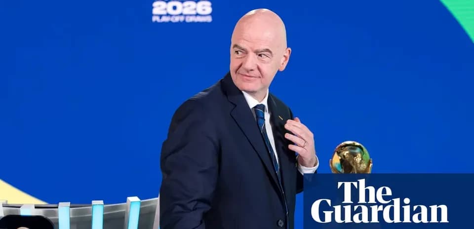 FIFA president at World Cup 2026 draw event