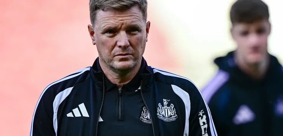 Newcastle United manager during match preparation