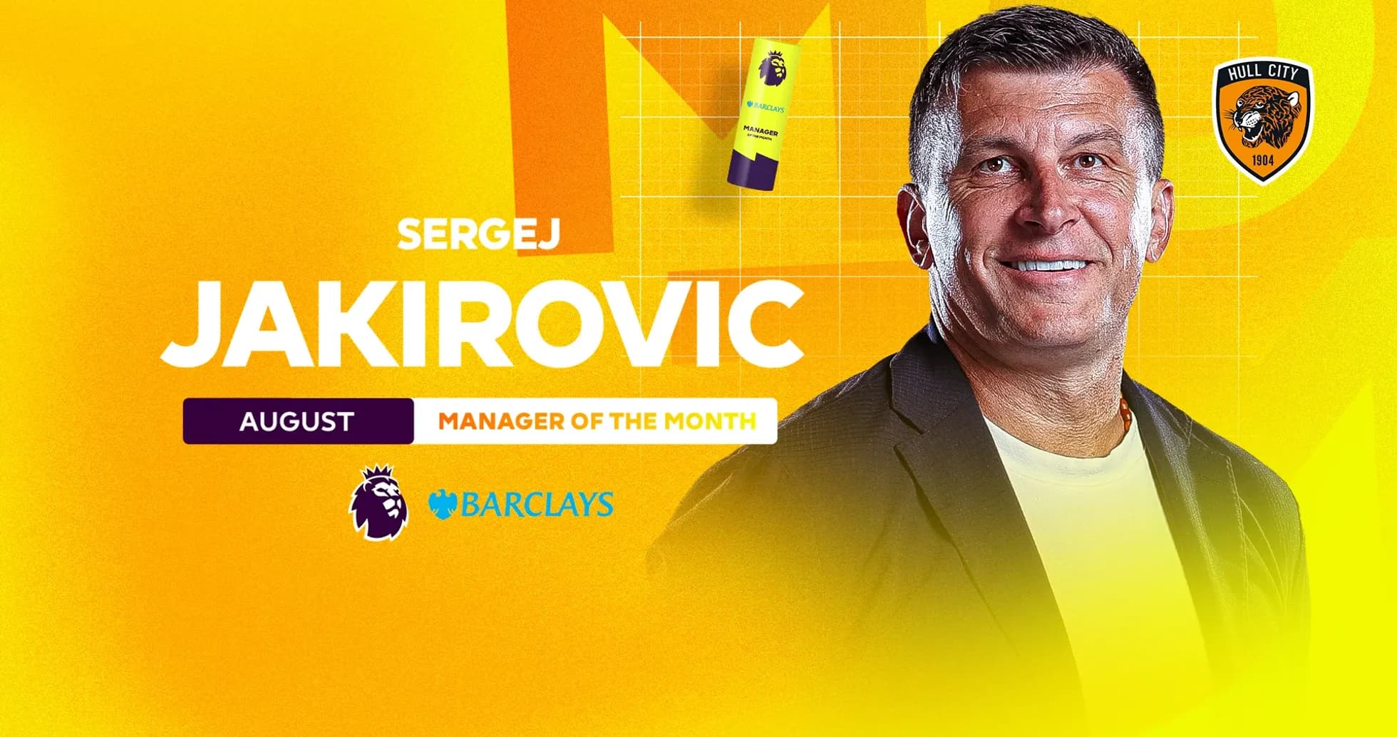 Sergej Jakirovic awarded Manager of the Month for August