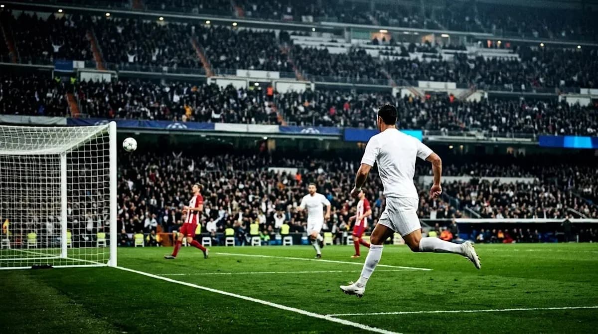 Cristiano Ronaldo scoring during a match