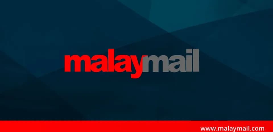 Malay Mail logo on a blue background