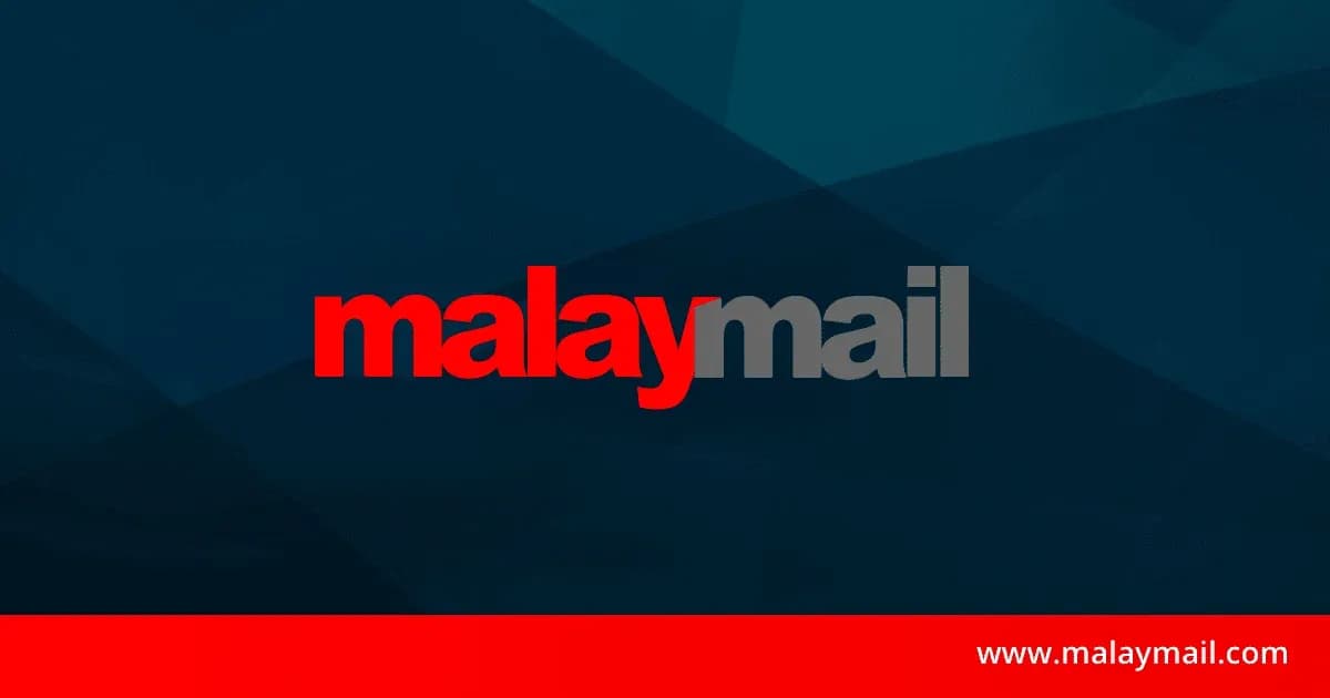 Malay Mail logo on a blue background