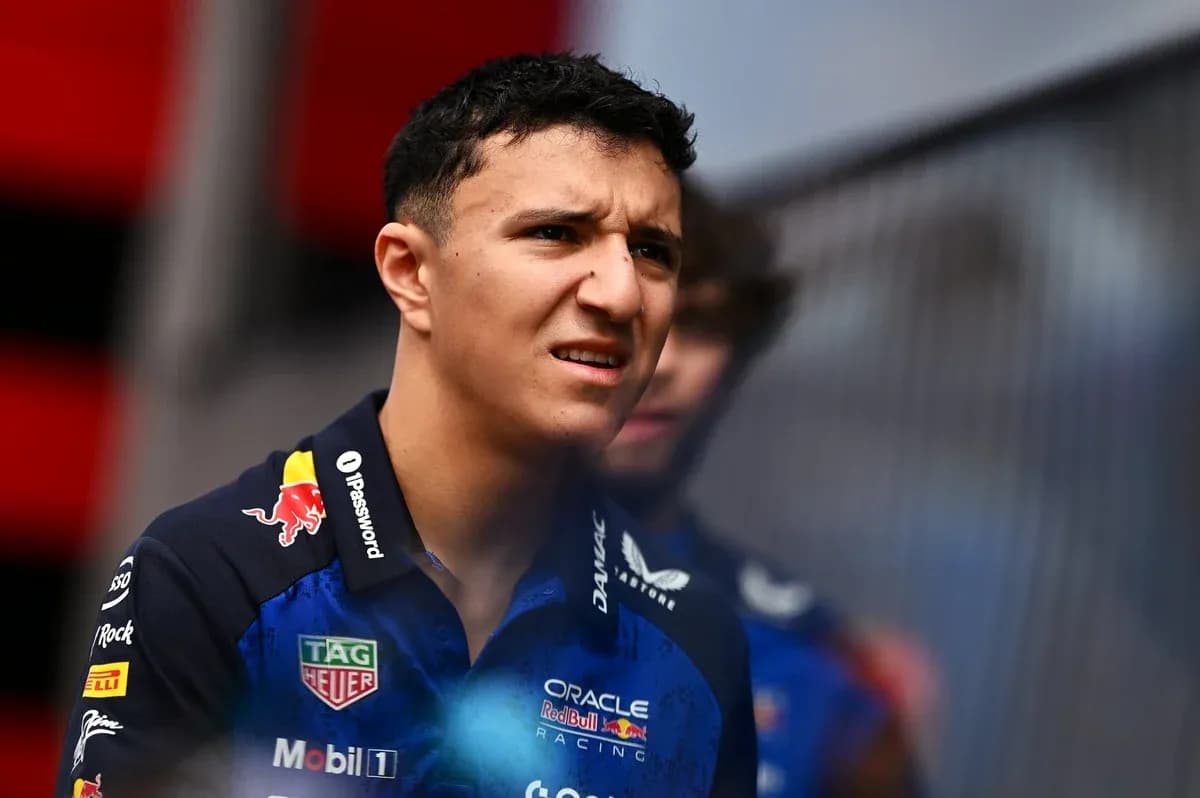 Red Bull Racing team member in the paddock