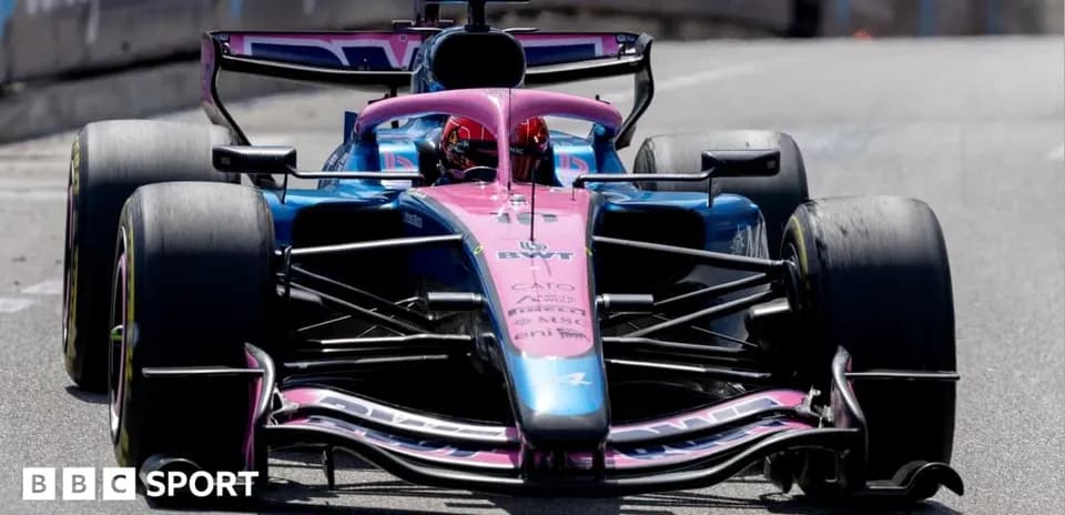 Formula 1 car racing on track during competition