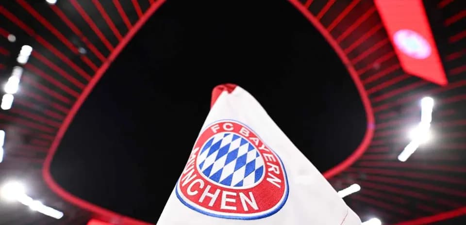 FC Bayern München flag inside the stadium