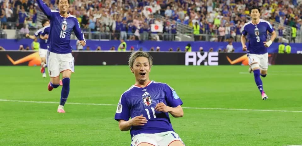 Japon futbolchisi gol urib, nishonlayapti