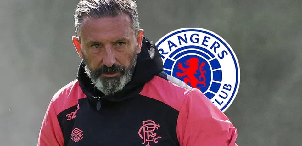 Rangers FC coach during training session