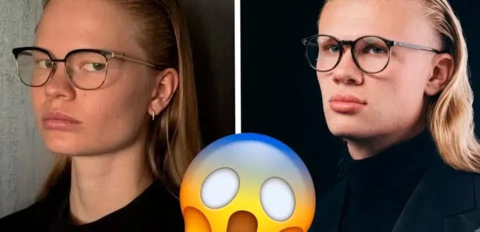 Two individuals wearing glasses posing side by side