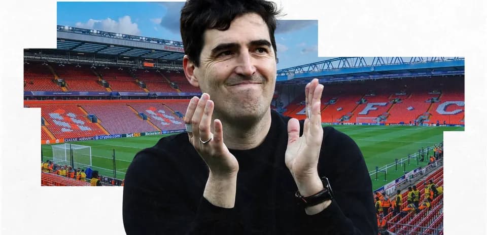 Coach clapping in empty stadium stands