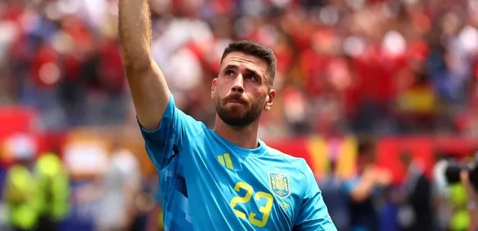 Goalkeeper celebrating during a football match