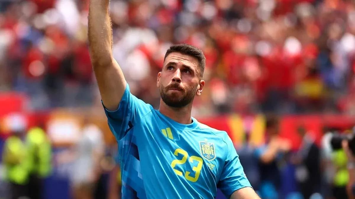 Goalkeeper celebrating during a football match