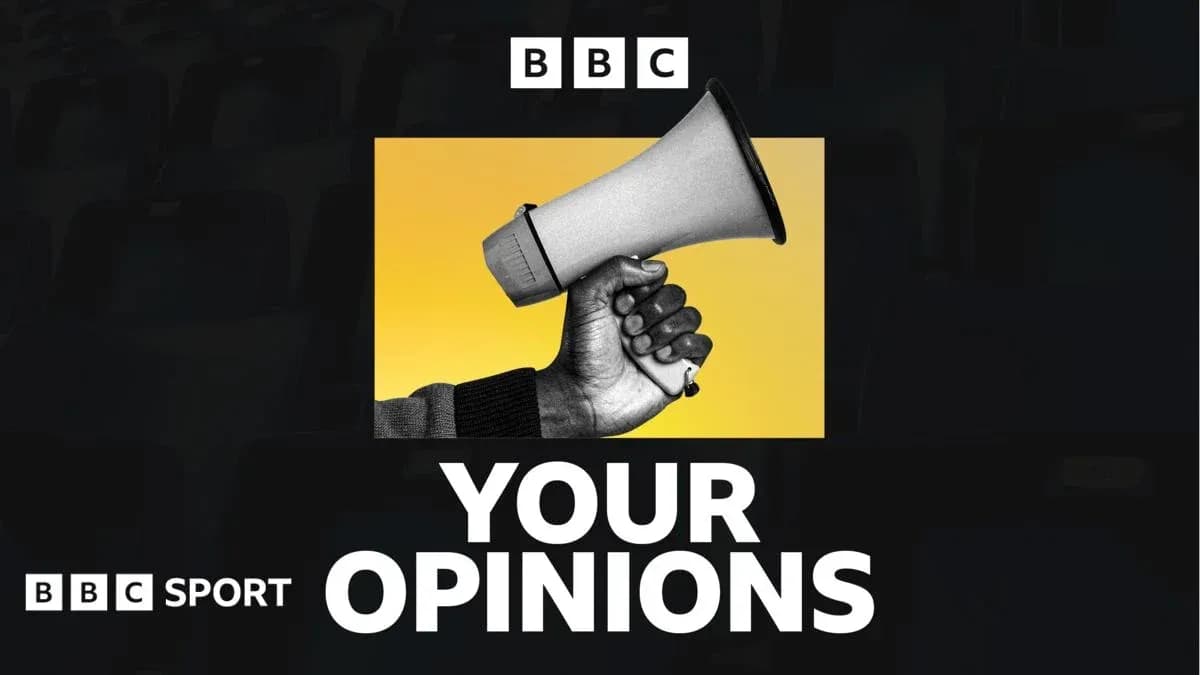 Megaphone held in hand with yellow background