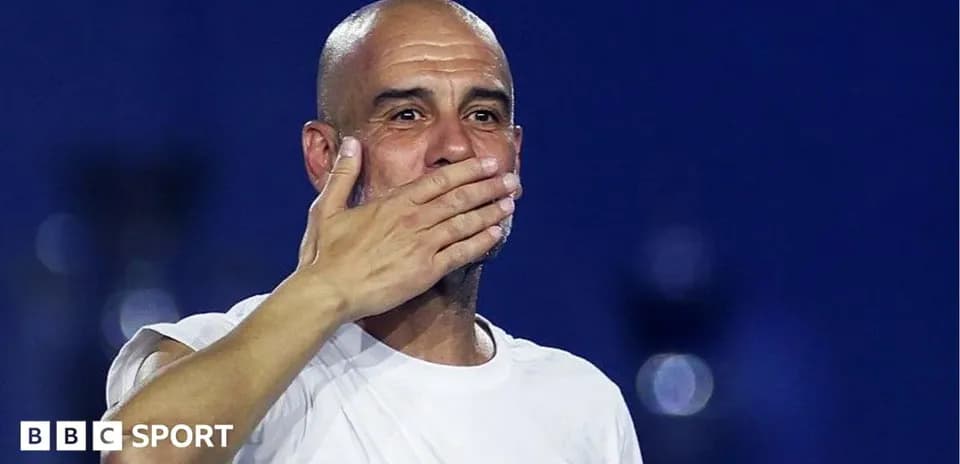 Man gestures with hand during event celebration