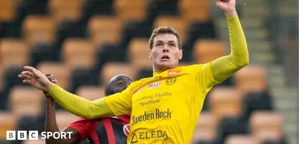 Player jumping for the ball during a match