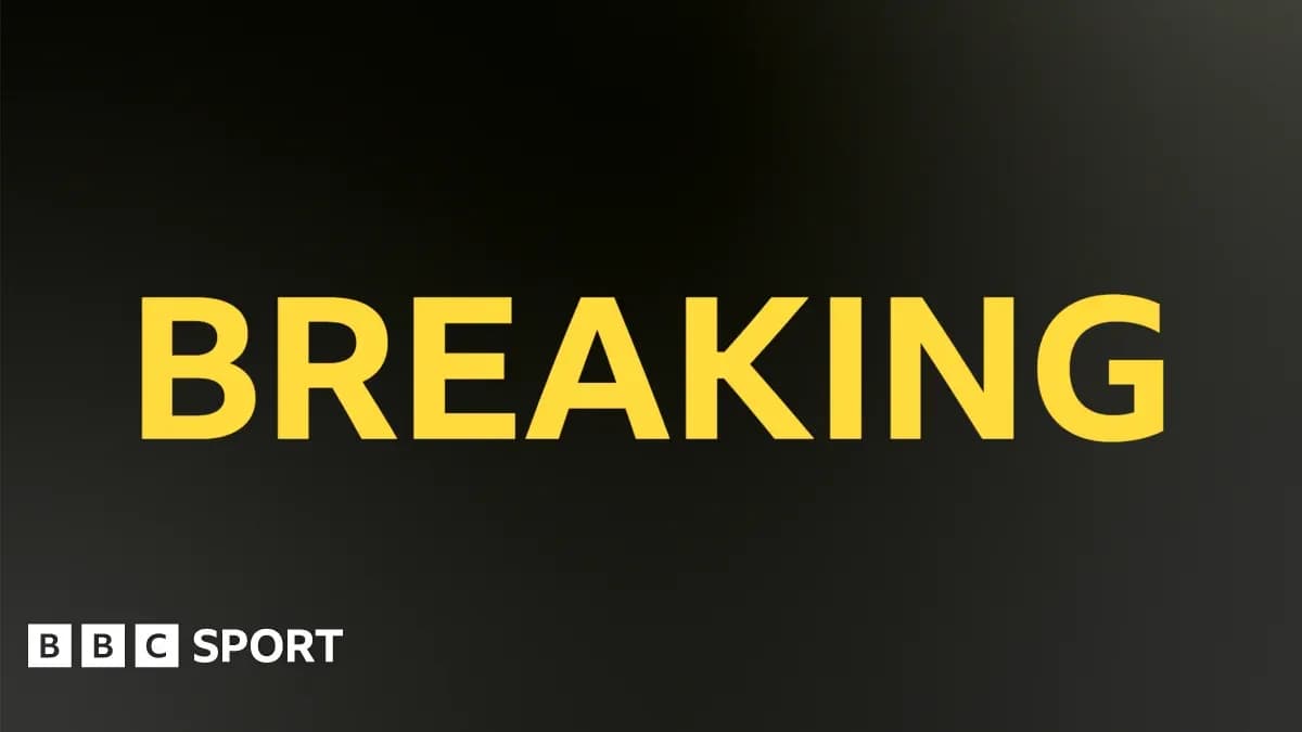 Breaking news announcement on black background