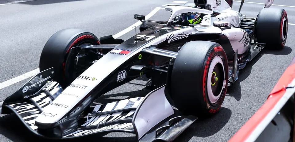 Formula 1 car racing on track during event