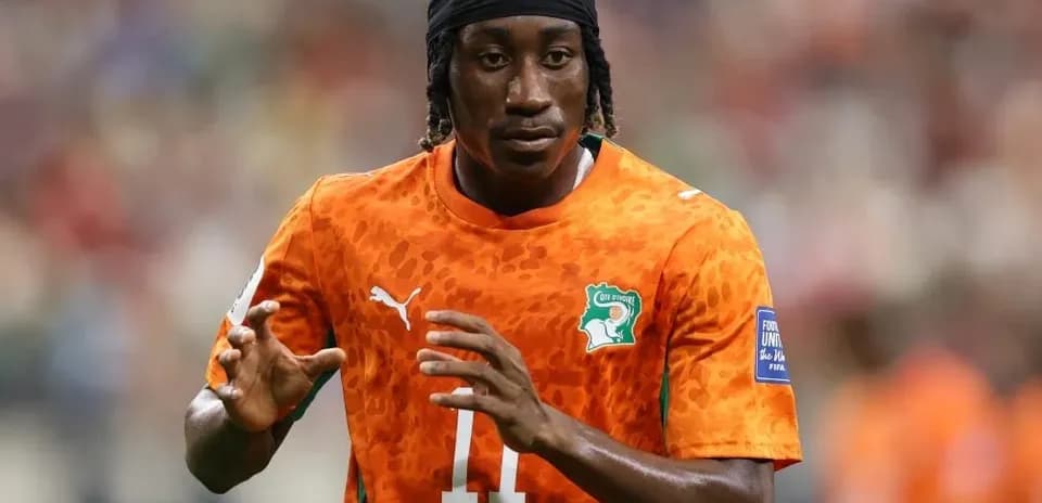 Futbolchi Cote d'Ivoire formasida harakatda