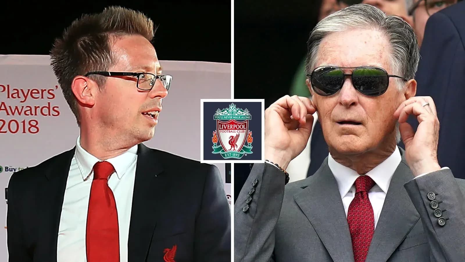 Liverpool officials at 2018 Players' Awards ceremony