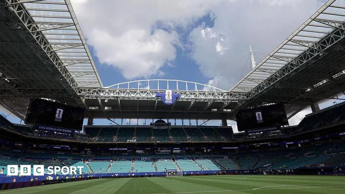 FIFA World Cup 2026 stadium interior view