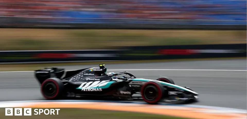 Formula 1 car racing on track during event