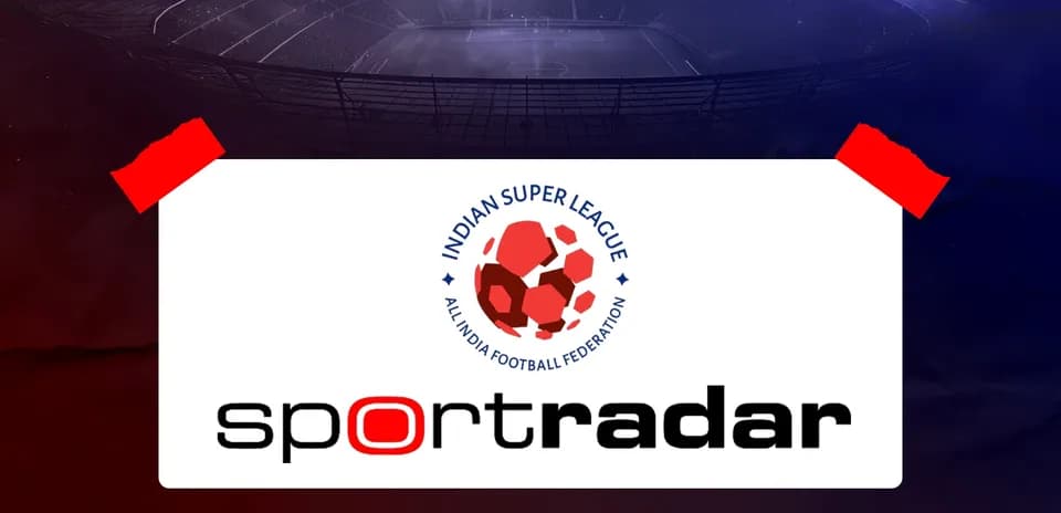 Indian Super League logo with sports data branding