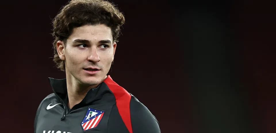 Futbolchi Atletico Madrid trening paytida