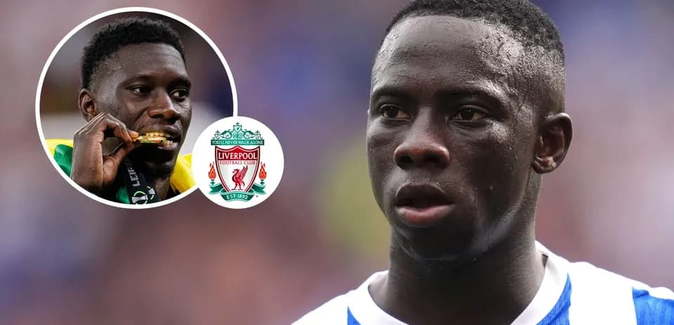 Futbolchi o'yinchi va Liverpool logotipi ko'rinadi