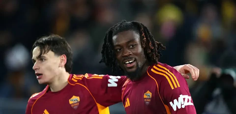 Roma players celebrating after a match