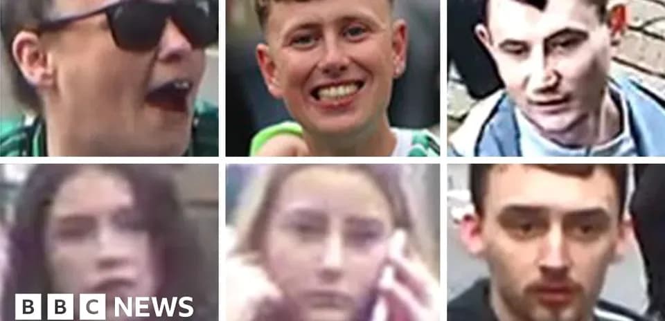 Collage of six individuals in various expressions