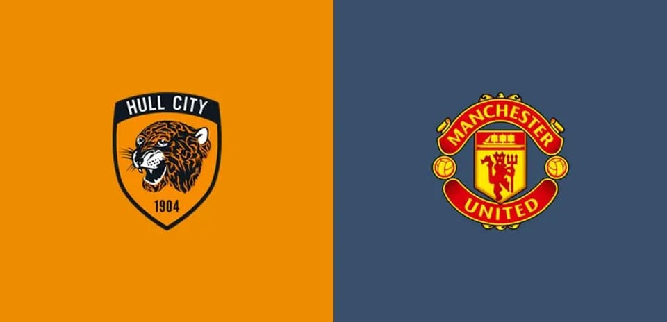 Hull City and Manchester United club logos