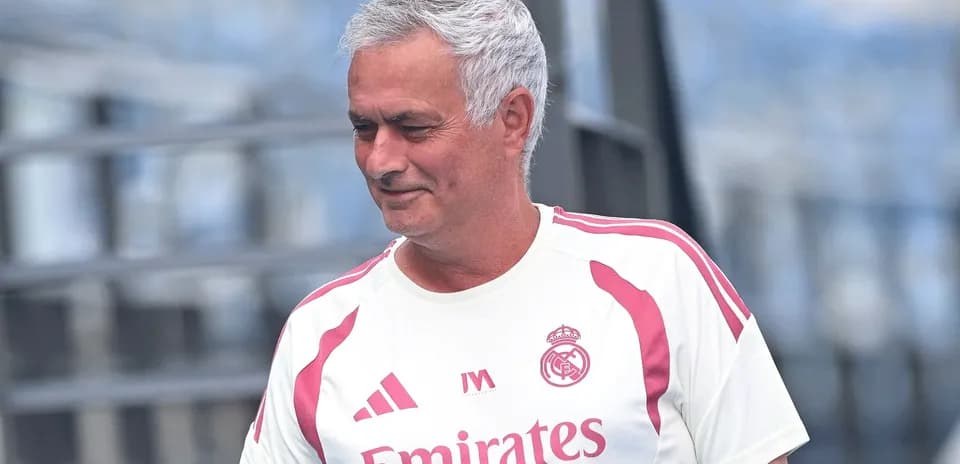 Murinho treningda, Real Madrid formasida