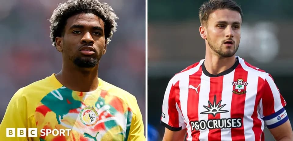 Ikkita futbolchi, biri Senegal, biri Southampton formasida